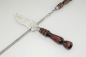 Preview: Grillmesser, Schaschlikmesser, Messer Holzgriff aus lackierter Buche mit Niete